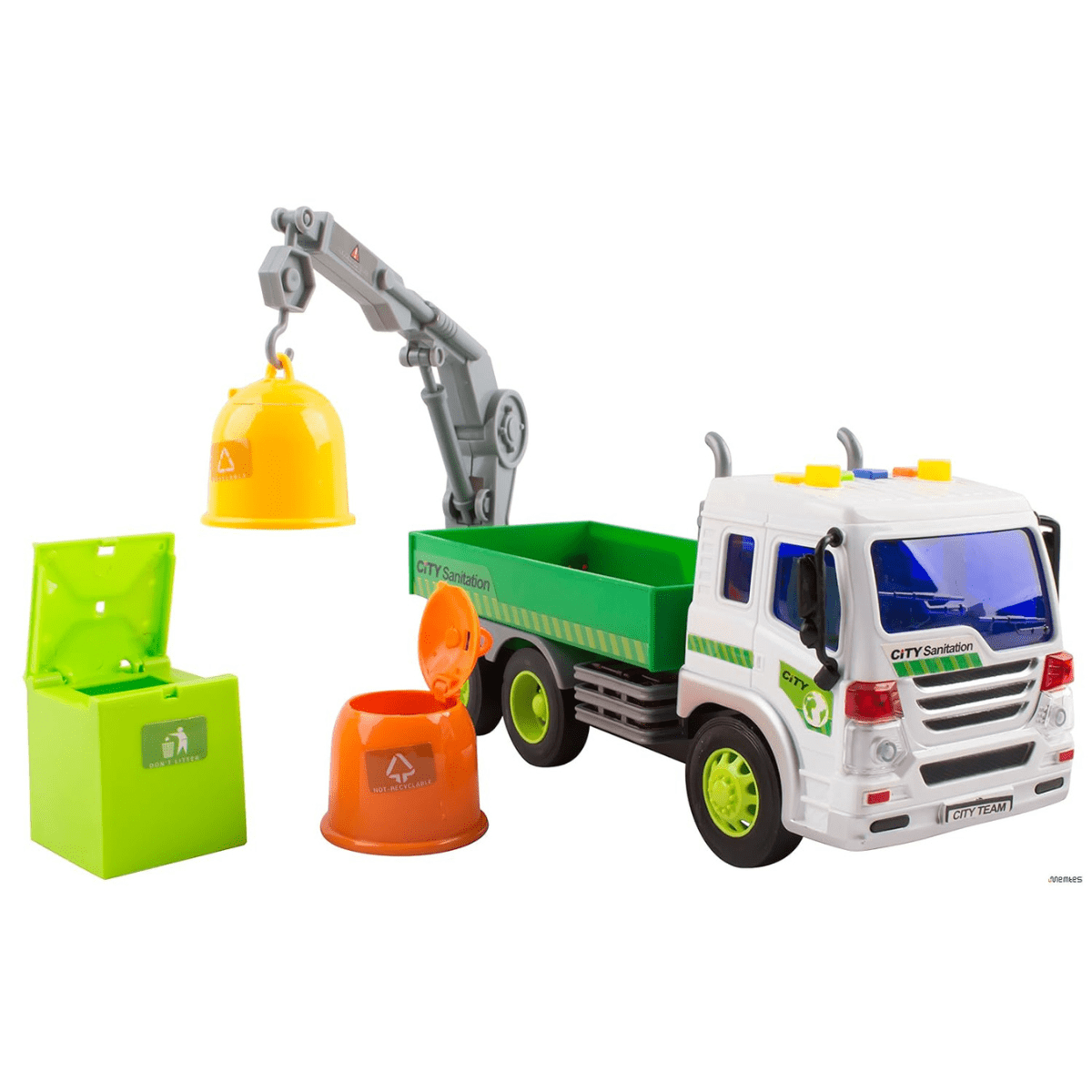 Friction Powered Garbage Crane Truck Toy (3+) - Nesh Kids Store