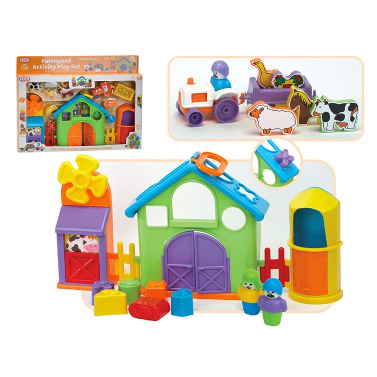 Fun Time Farmyard Activity Play Set - Nesh Kids Store