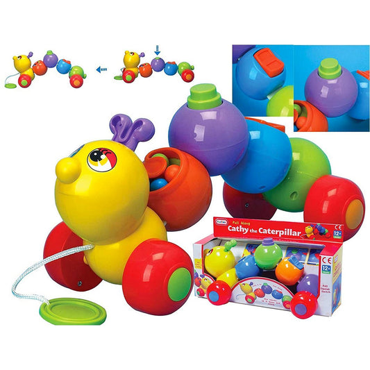 Fun Time - Pull Along Cathy The Caterpillar - Nesh Kids Store