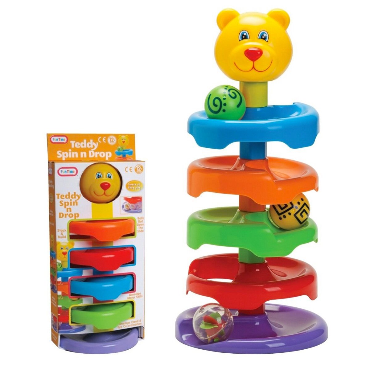 Fun Time Teddy Spin N Drop - Nesh Kids Store