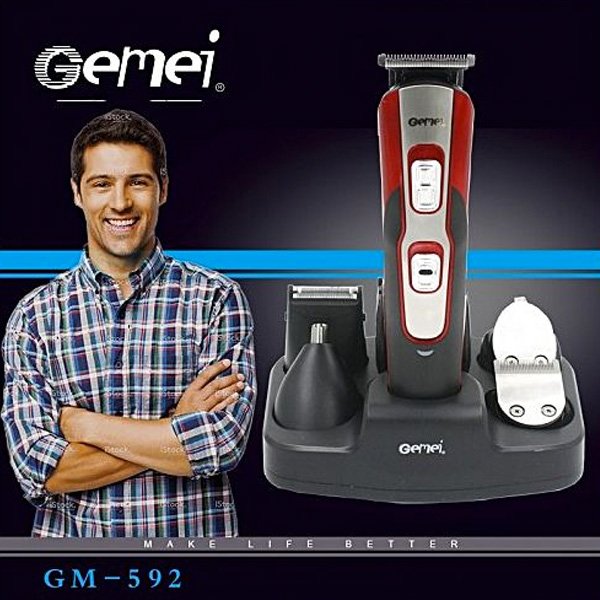 Gemei 10 in 1 Hair Trimmer (GM-592) - Nesh Kids Store