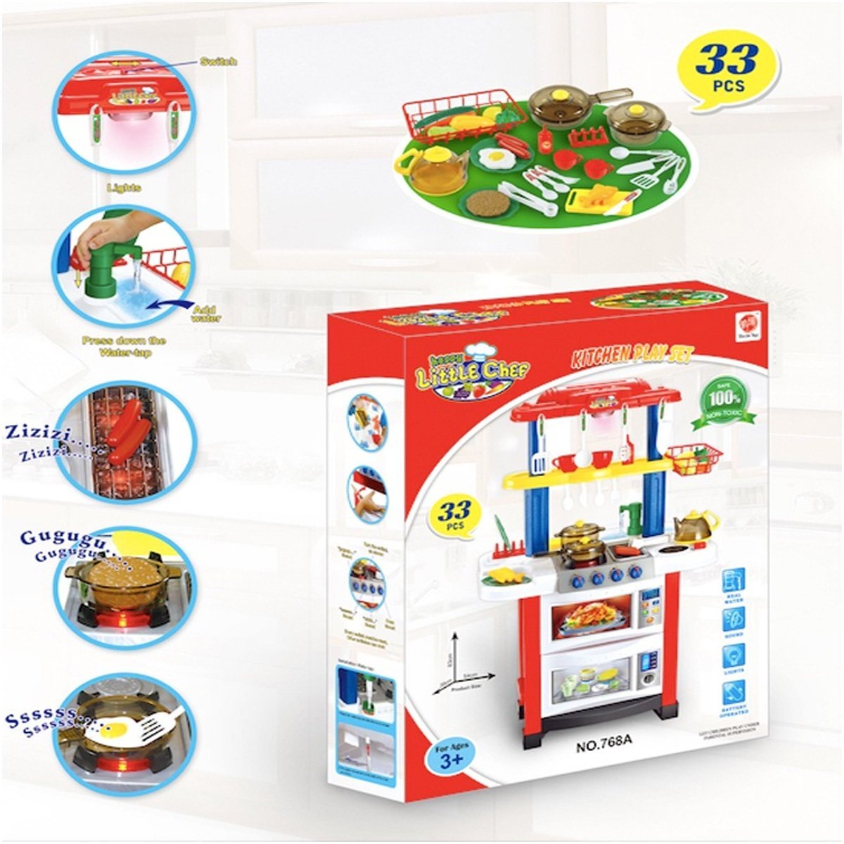 Happy Little Chef Kids Kitchen - Nesh Kids Store