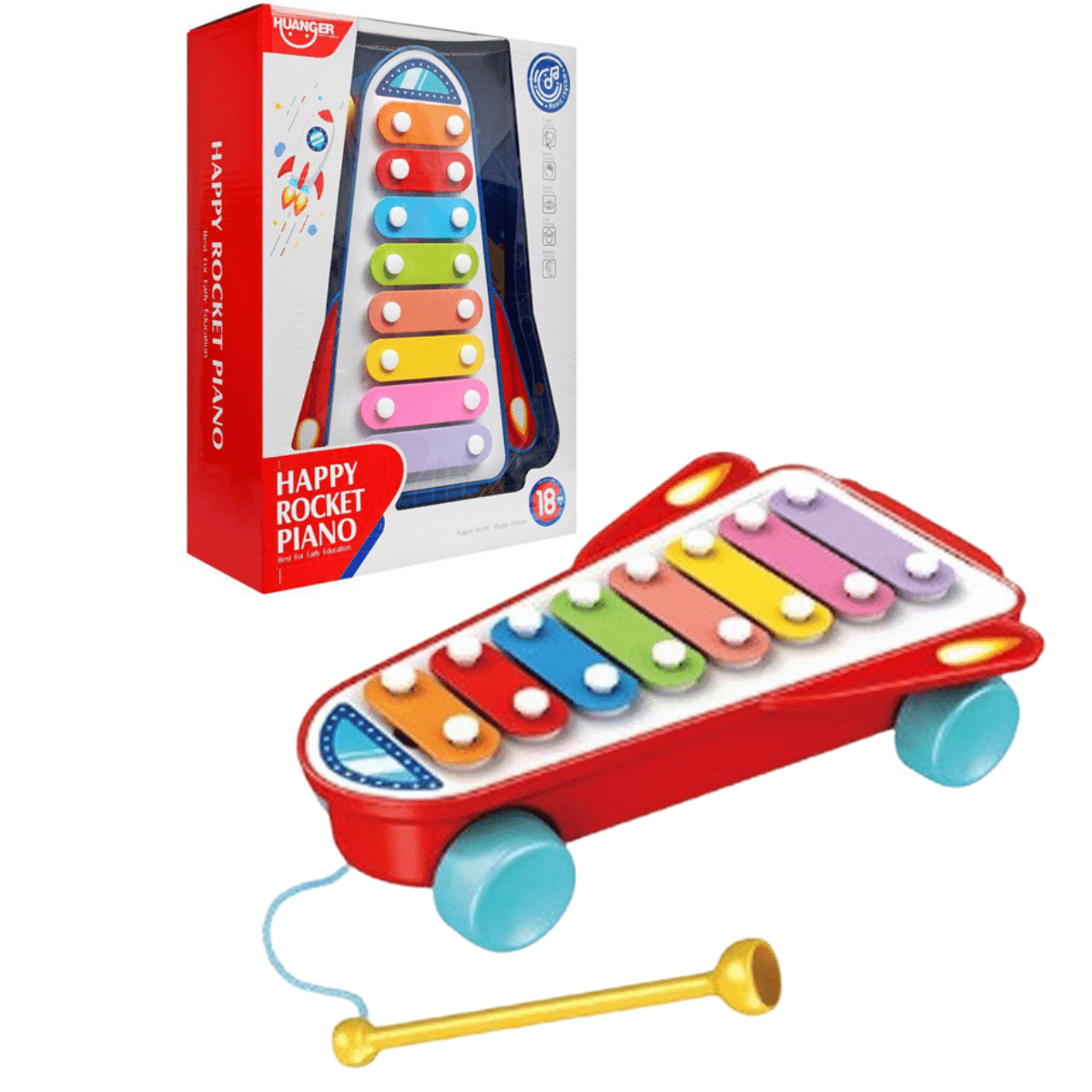 Happy Rocket Piano (18m+) - Nesh Kids Store