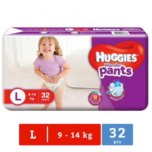 Huggies - Large - Wonder Pants - 32 Pack - Nesh Kids Store