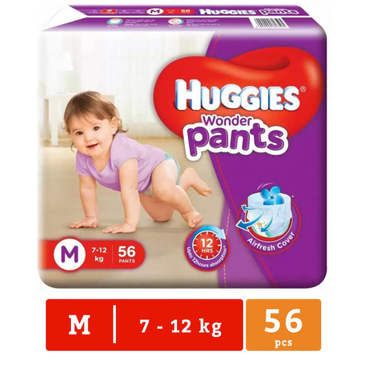 Huggies - Medium - Wonder Pants - 56 Pack - Nesh Kids Store