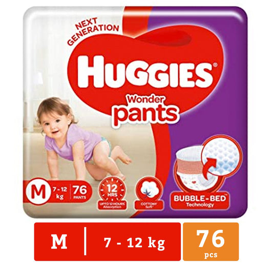 Huggies - Medium - Wonder Pants - 76 Pack - Nesh Kids Store