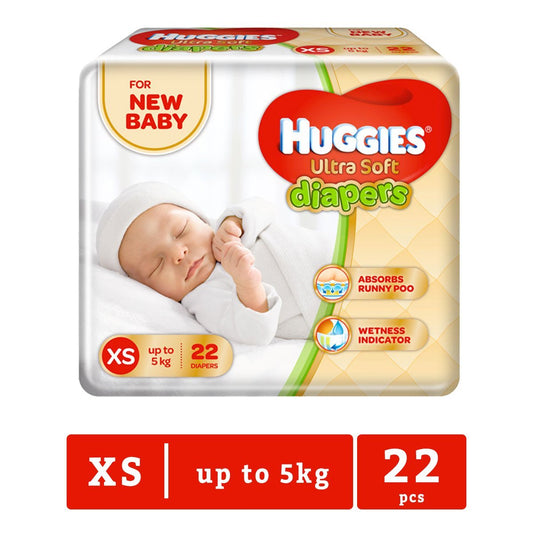 Huggies - X Small - Ultra Soft Diapers - Nesh Kids Store