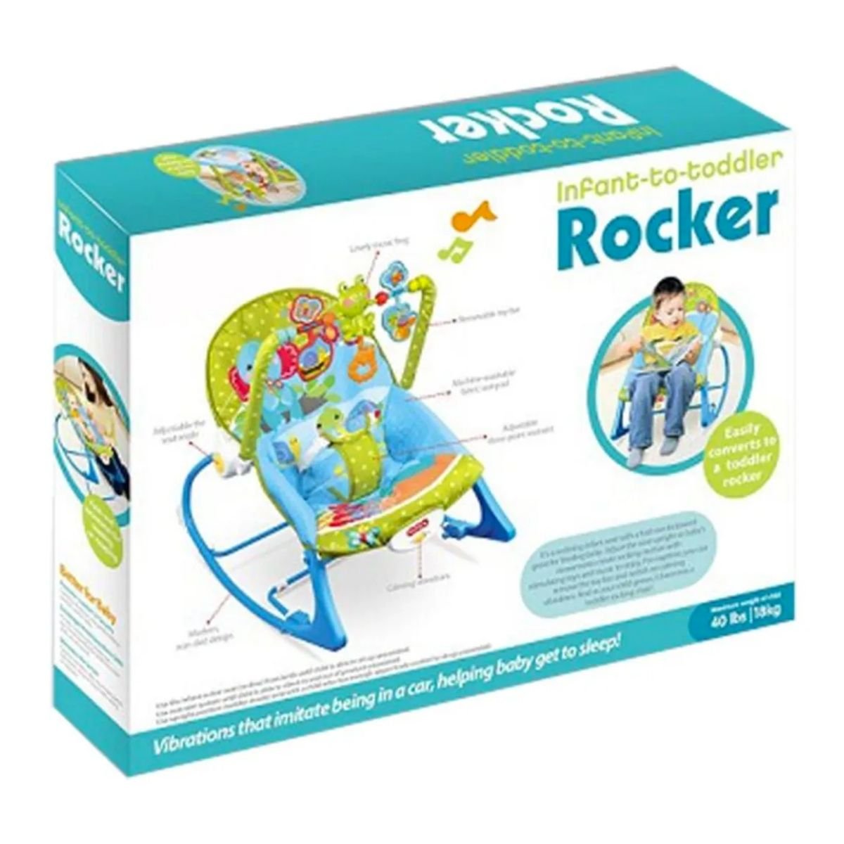 Infant to Toddler Rocker (68123) - Nesh Kids Store