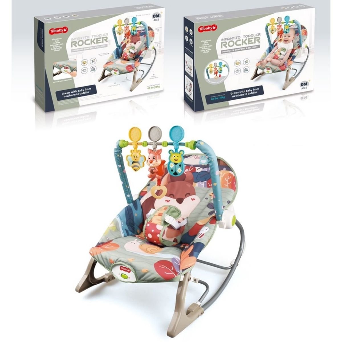 Infant to Toddler Rocker (68156) - Nesh Kids Store