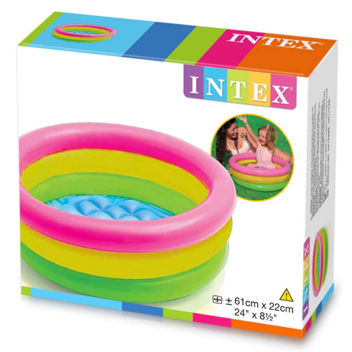 Intex Inflatable Mini Swimming Pool (57107NP) - Nesh Kids Store