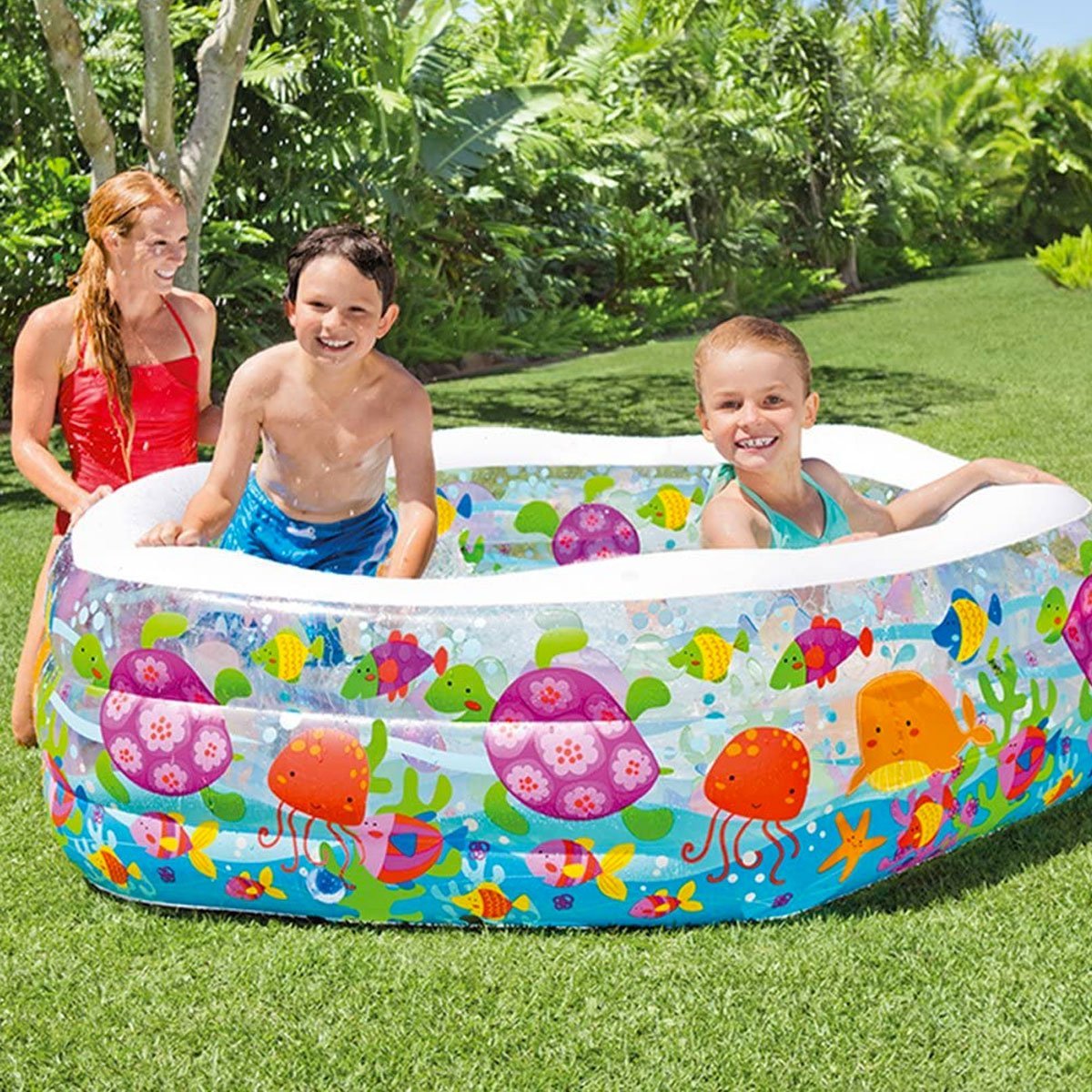 Intex Ocean Reef Inflatable Pool (75' X 70' X 24') - 56493NP - Nesh Kids Store