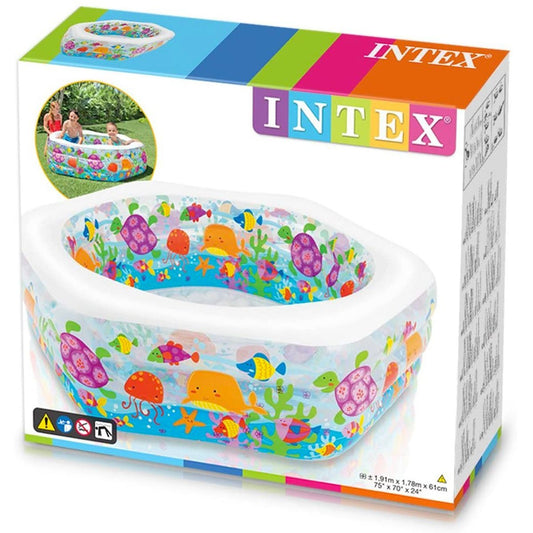 Intex Ocean Reef Inflatable Pool (75' X 70' X 24') - 56493NP - Nesh Kids Store