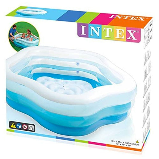 Intex Pentagonal Family Pool - 56495 - Nesh Kids Store