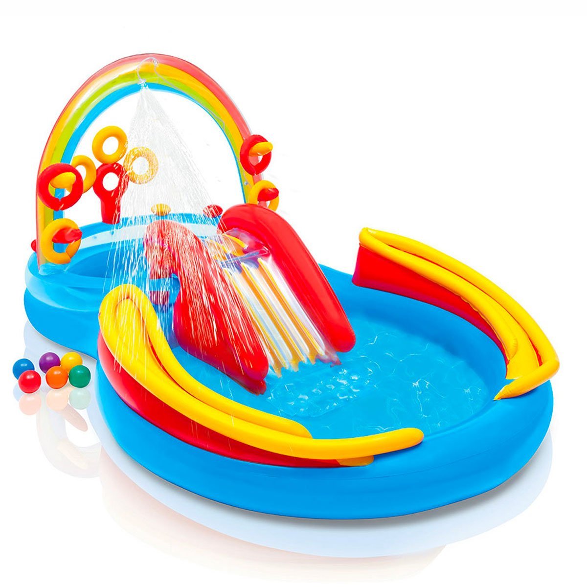 Intex Rainbow Ring Play center (57453) - Nesh Kids Store