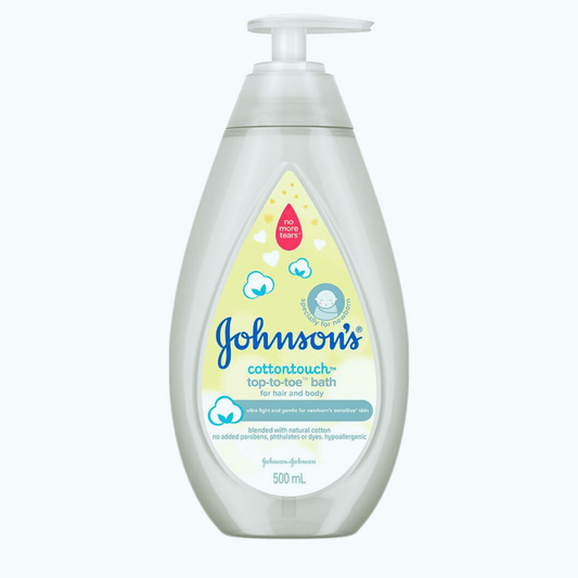 Johnson Cotton Touch Top - to - Toe Bath 500ml (Hair & Body) - Nesh Kids Store