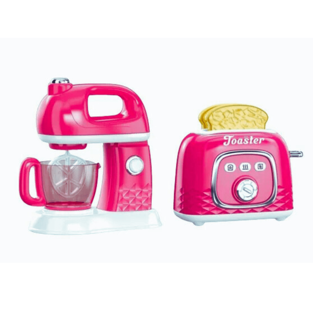 Kids Kitchen Set Series: Toaster & Mixer - Pretend Play Toy (3+ Years) - Nesh Kids Store