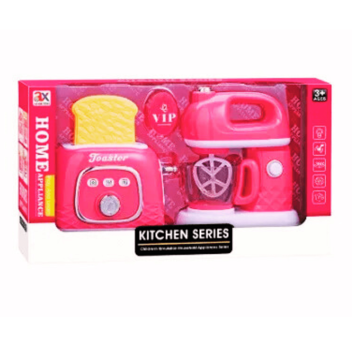 Kids Kitchen Set Series: Toaster & Mixer - Pretend Play Toy (3+ Years) - Nesh Kids Store