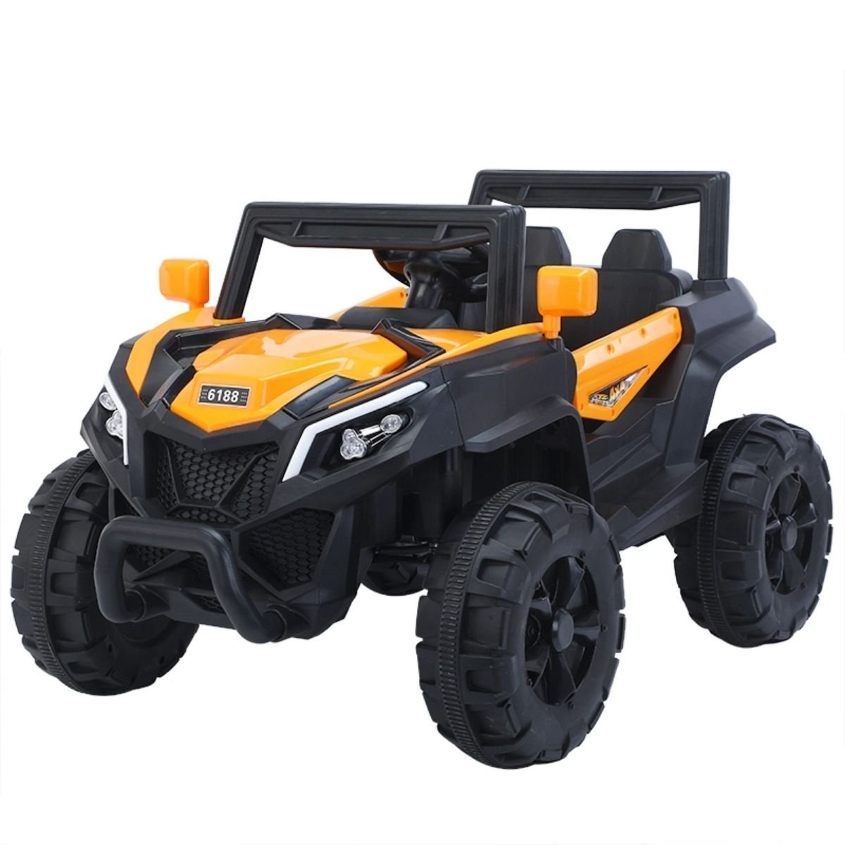 Kids Ride on Jeep with 12V Rechargeable Battery, Music, Lights and Remote Control (6188) - Nesh Kids Store