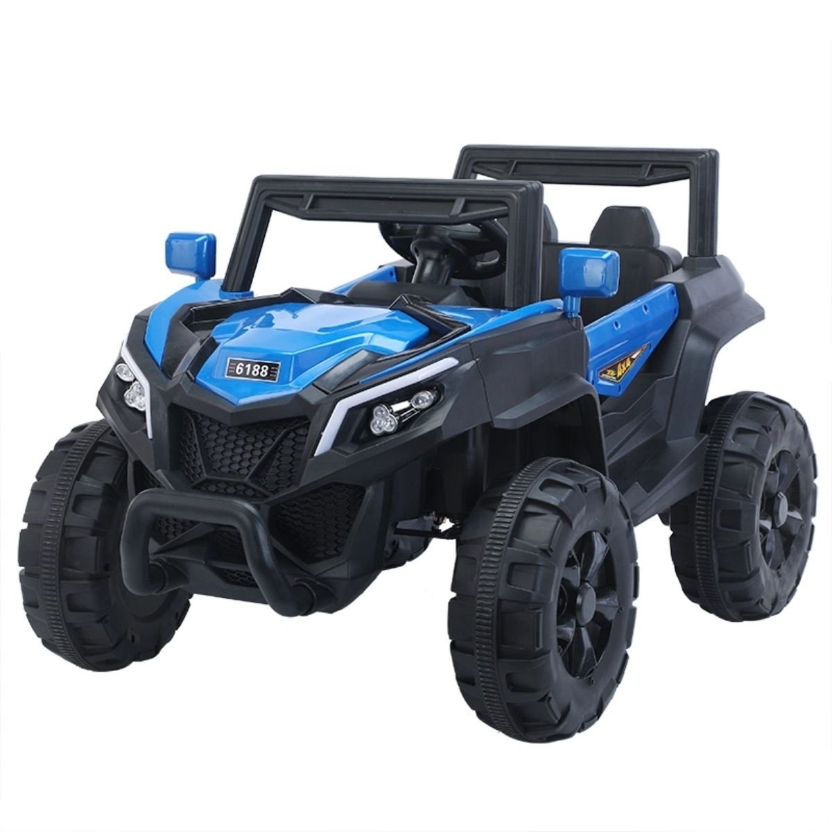 Kids Ride on Jeep with 12V Rechargeable Battery, Music, Lights and Remote Control (6188) - Nesh Kids Store