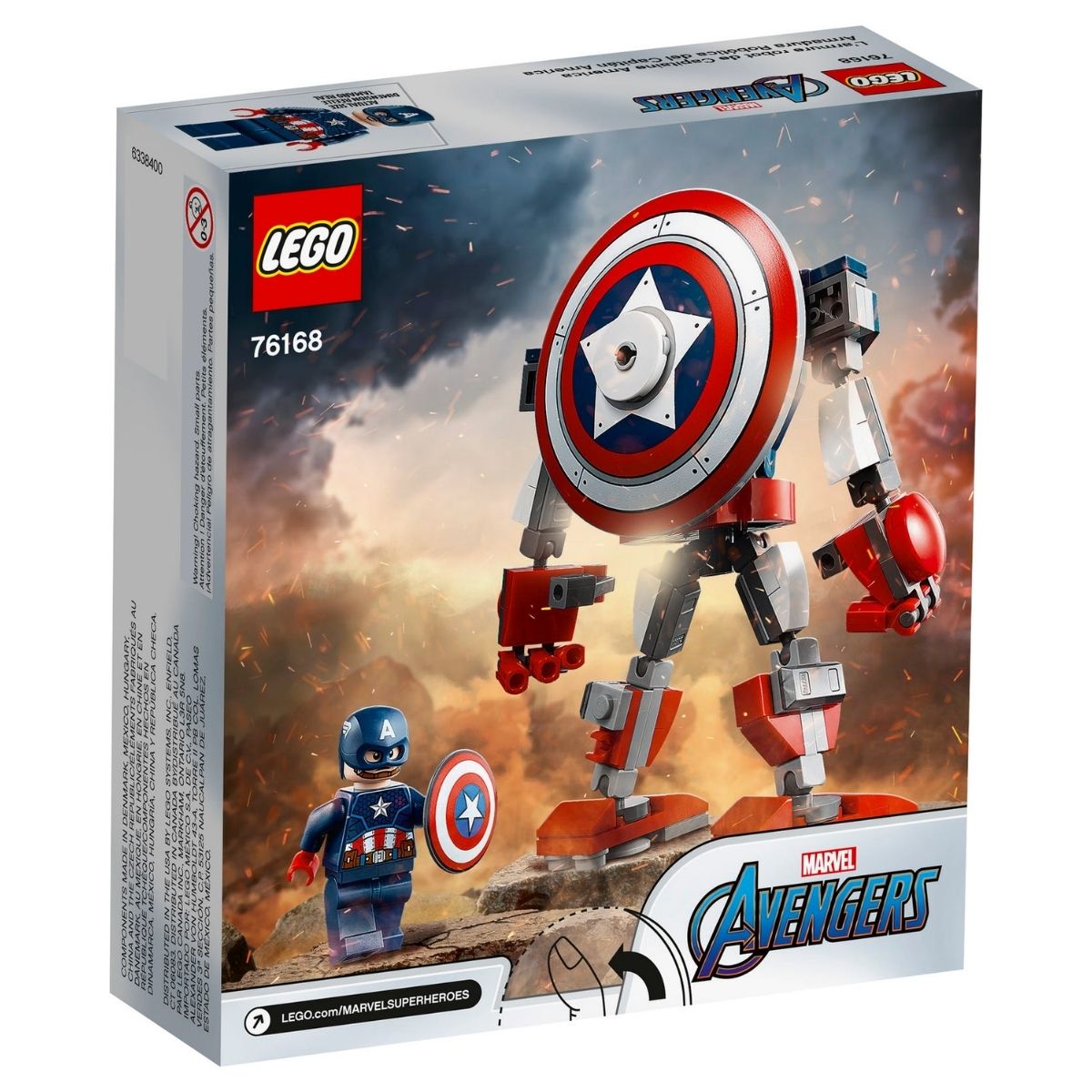 Lego Marvel Captain America Mech Armor (76168) - Nesh Kids Store