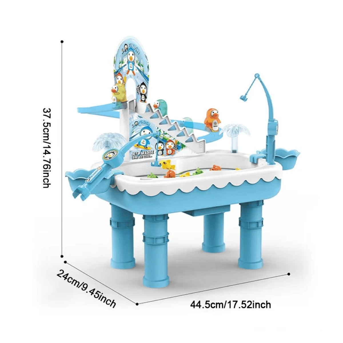 Magnetic Pond Fishing Toy Game with Slide 3+ - Nesh Kids Store