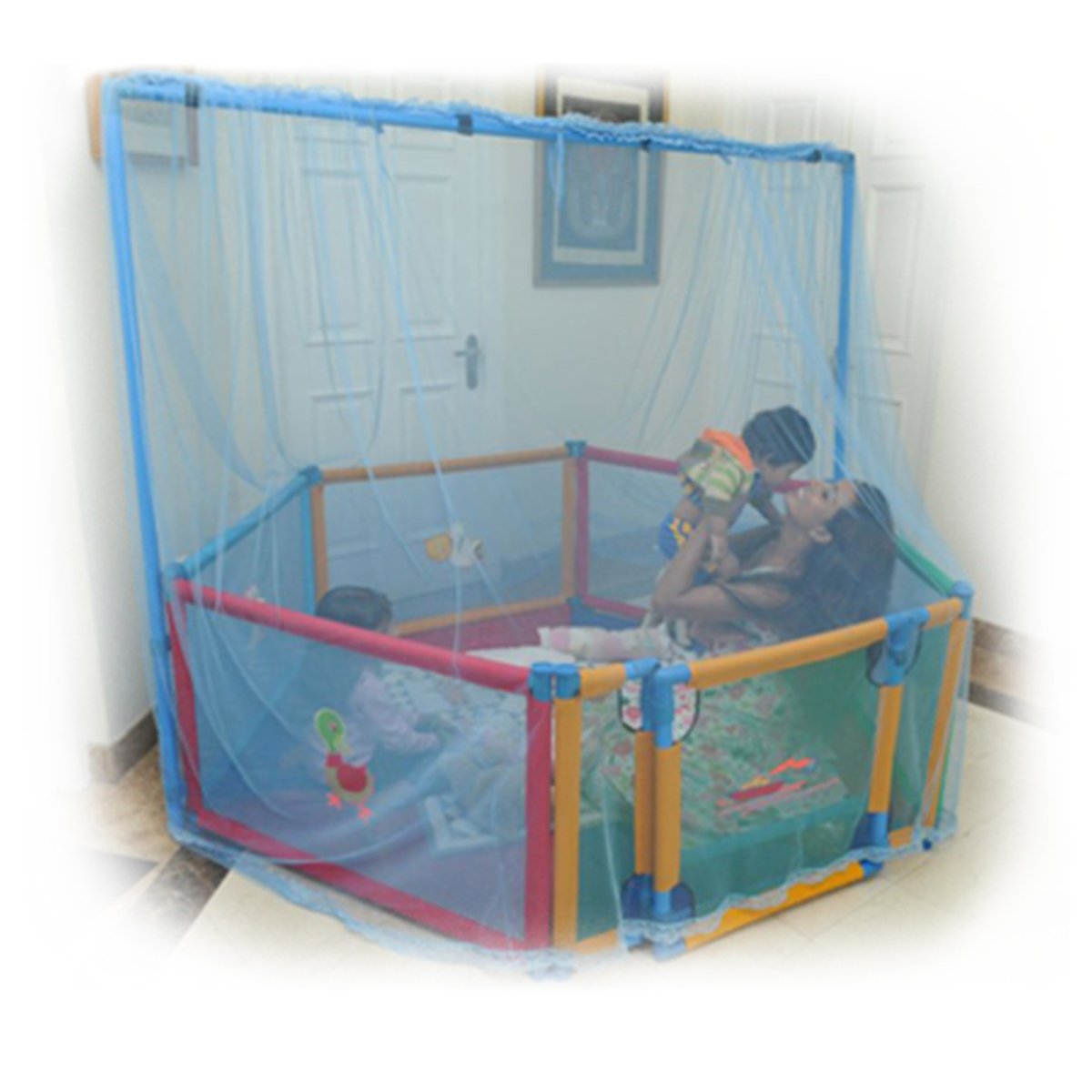 Mosquito Net for 6 Panel Playpen (Poco Casa) - Nesh Kids Store