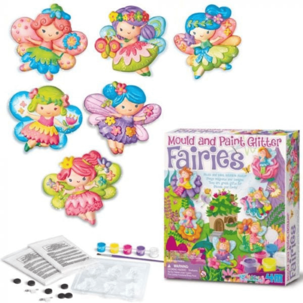 Mould & Paint Glitter Craft Fairies 5+ - Nesh Kids Store