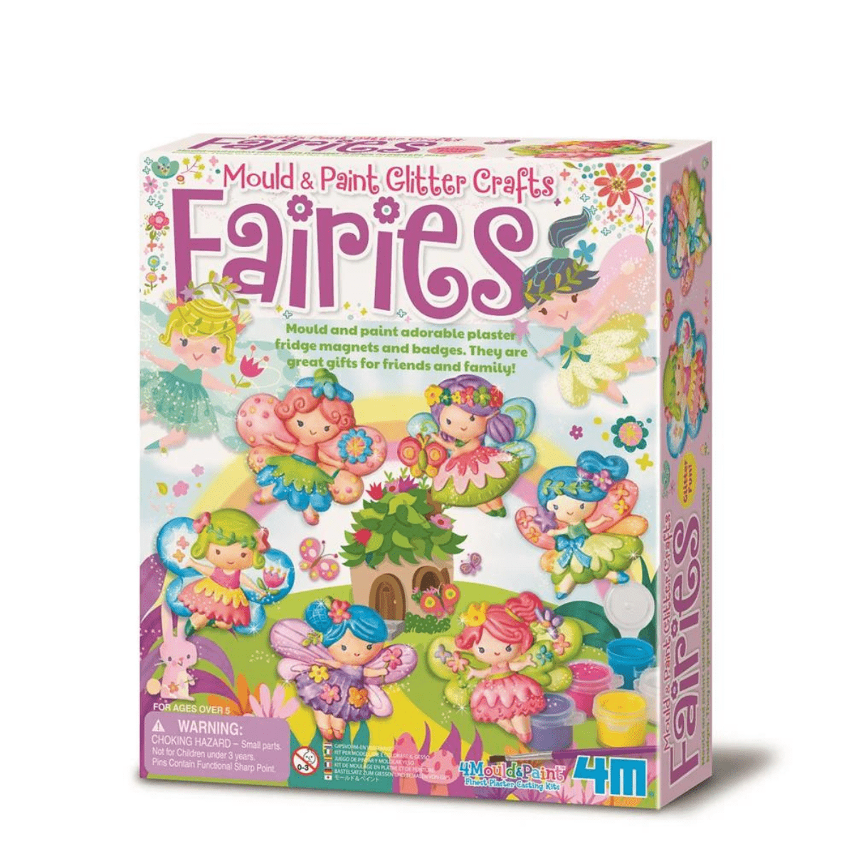 Mould & Paint Glitter Craft Fairies 5+ - Nesh Kids Store