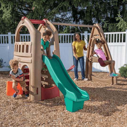 Naturally Playful™ Playhouse Climber & Swing Extension - Nesh Kids Store