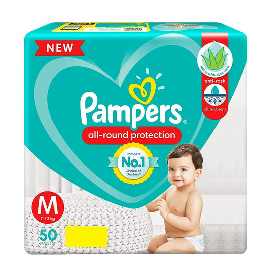 Pampers Pants Medium 50 Pants (7-12 KG) - Nesh Kids Store