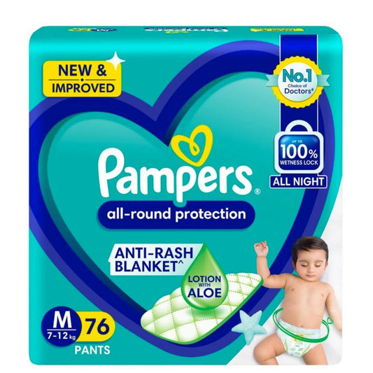 Pampers Pants Medium 76 Pants (7-12 KG) - Nesh Kids Store