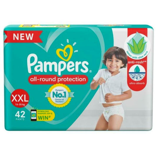 Pampers Pants XXLarge 42 Pants (15-25 KG) - Nesh Kids Store