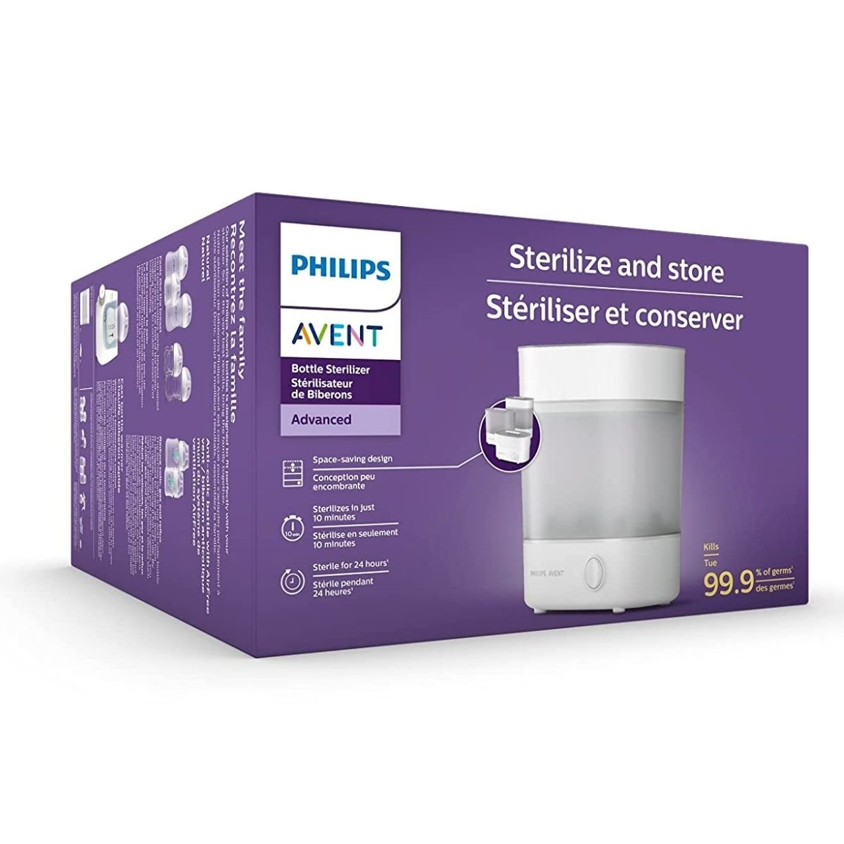 Philips Avent 3-in-1 Electric Steam Sterilizer for Baby Bottles, Pacifiers, Cups and More - Nesh Kids Store