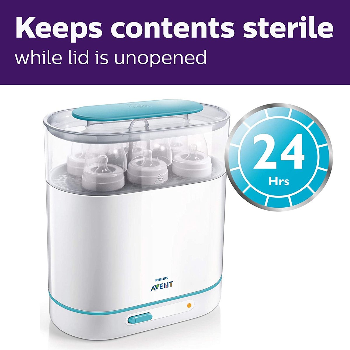 Philips Avent 3-in-1 Electric Steam Sterilizer for Baby Bottles, Pacifiers, Cups and More - Nesh Kids Store