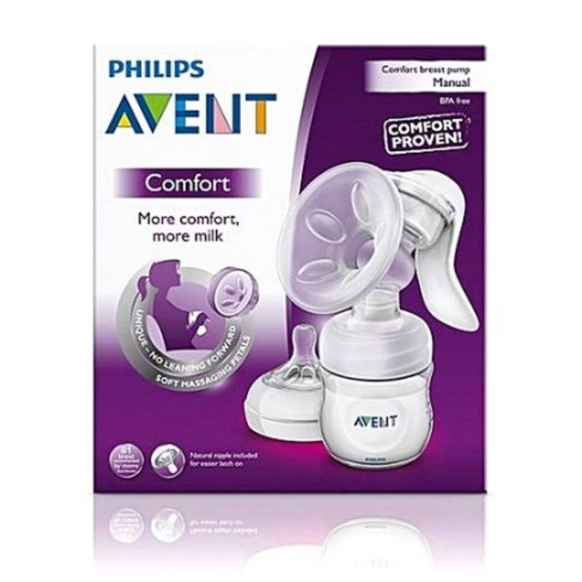 Philips Avent - Manual breast pump with bottle - Nesh Kids Store