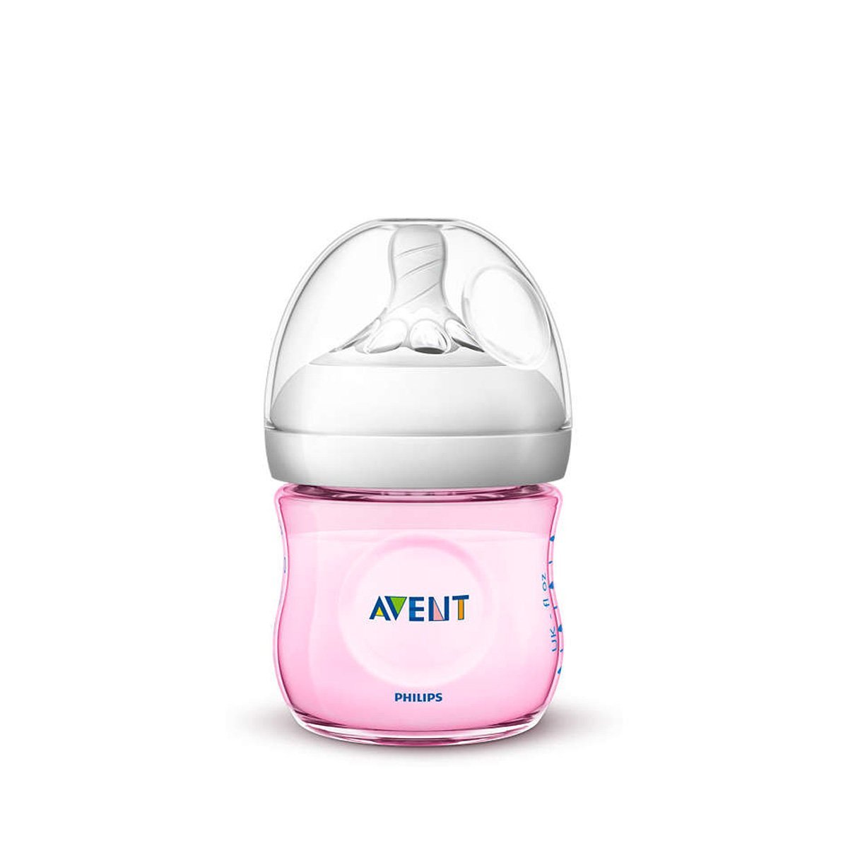 Philips Avent Natural Baby Bottle - 125 ML Pink (SCF691/13) - Nesh Kids Store