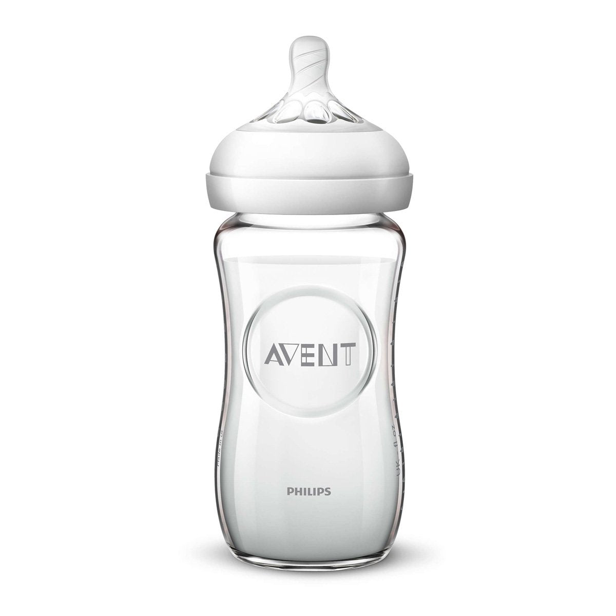 Philips Avent Natural Glass Baby Bottle - 240 ML (SCF673/13) - Nesh Kids Store