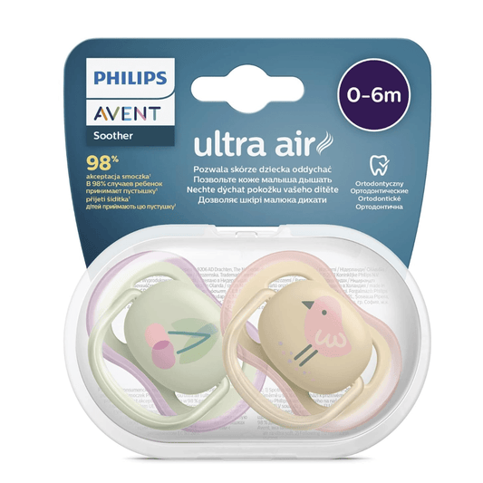 Philips Avent Ultra Air Pacifier 6-18 Months (SCF085/13) - Nesh Kids Store