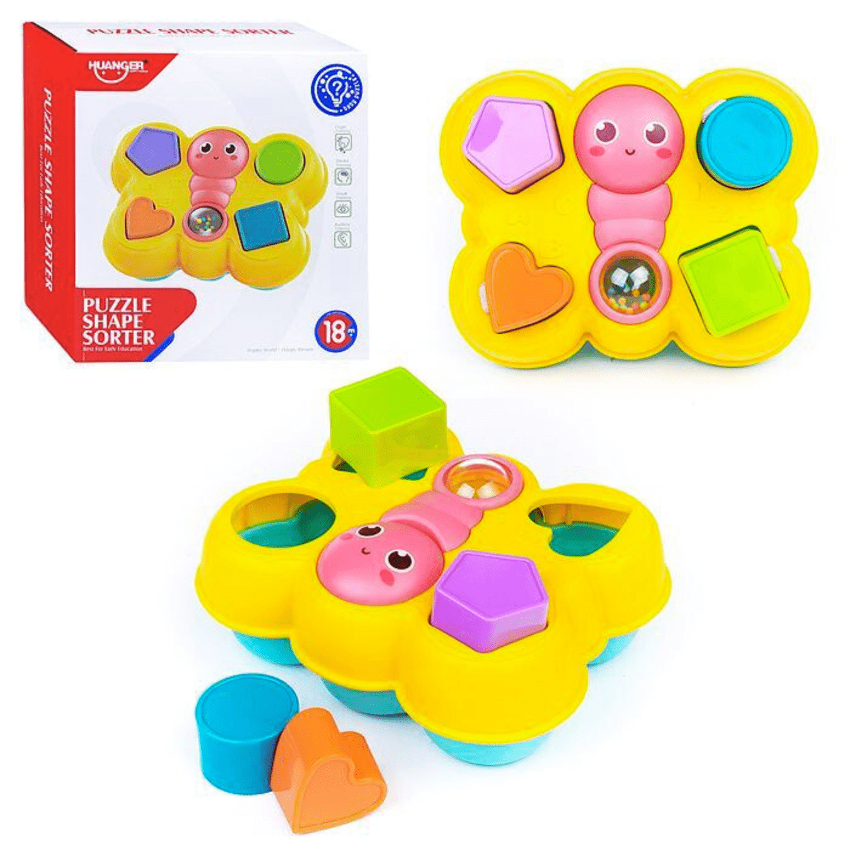 Puzzle Shape Sorter (18m+) - Nesh Kids Store