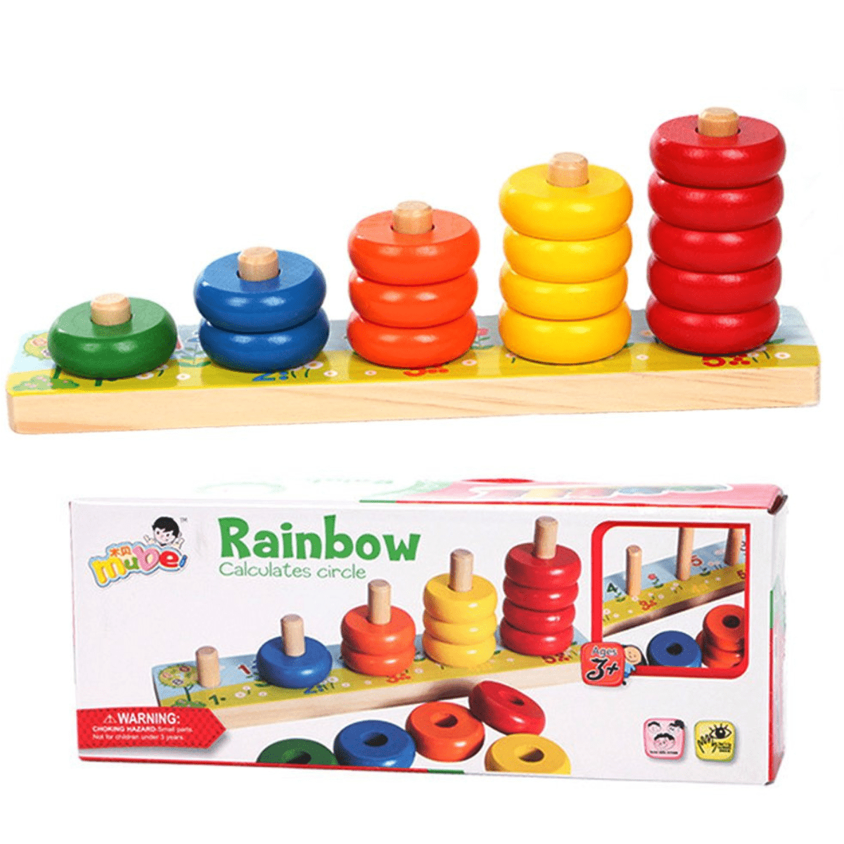 Rainbow Calculates Circle (3+) - Nesh Kids Store