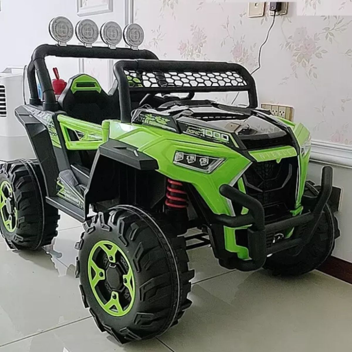 Rechargeable Motor Jeep (with Remote) - 6 Motor with Swing Function (NEL-918) - Nesh Kids Store