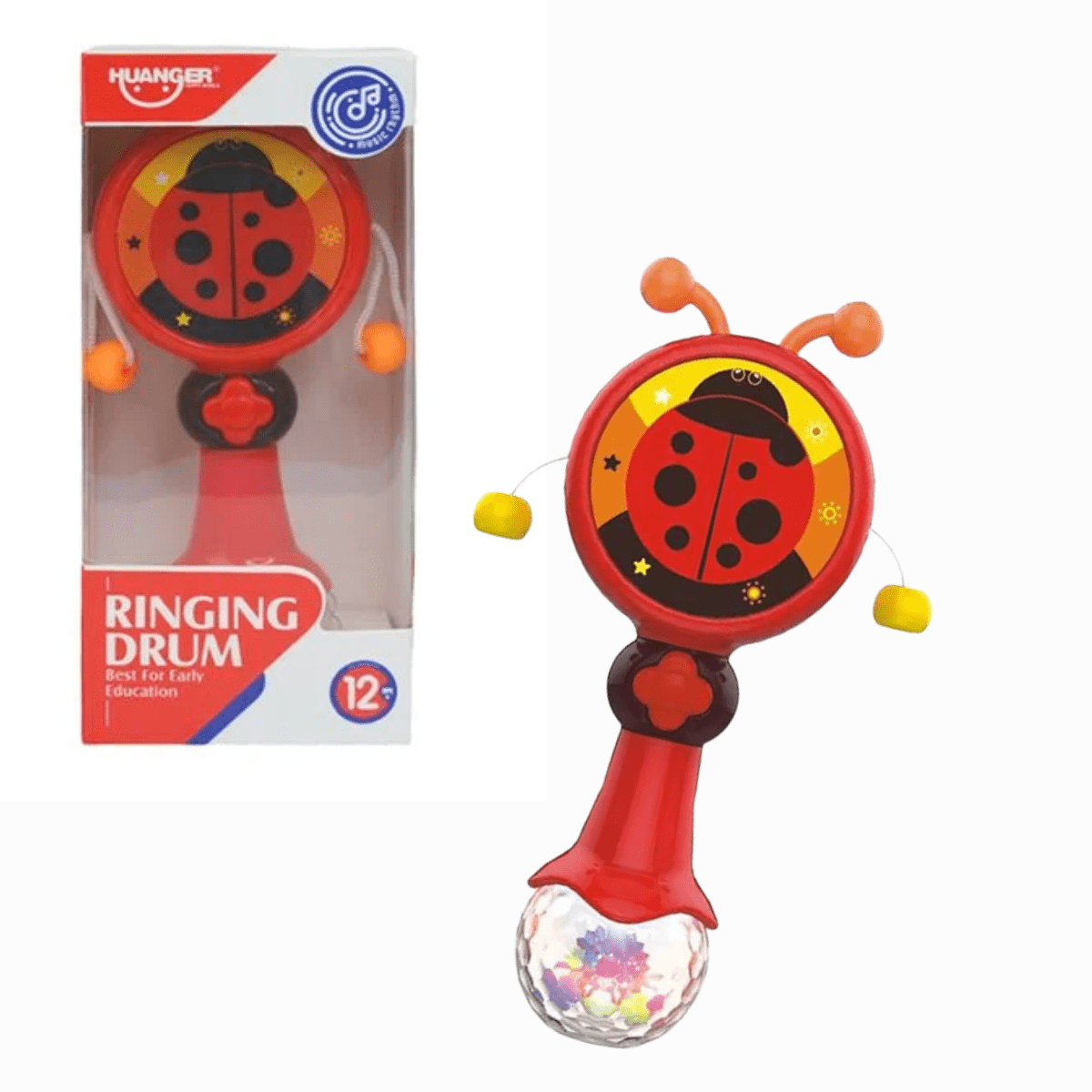 Ringing Drum Baby Rattle (12m+) - Nesh Kids Store