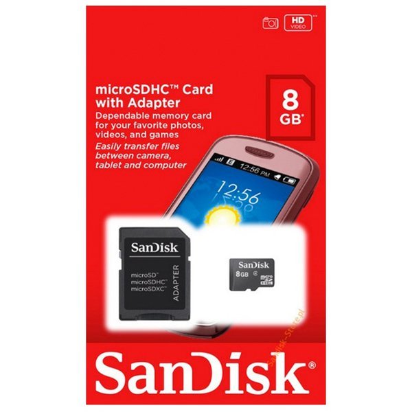 SanDisk MicroSD Card with Adapter - 32GB - Nesh Kids Store