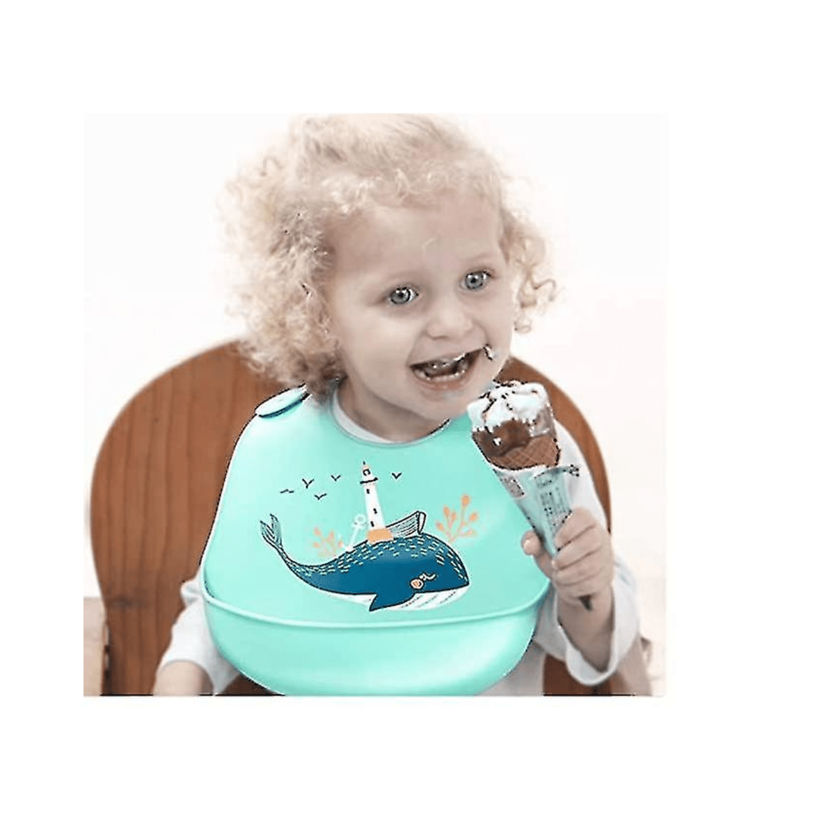 Soft Silicone Baby Bib - Nesh Kids Store