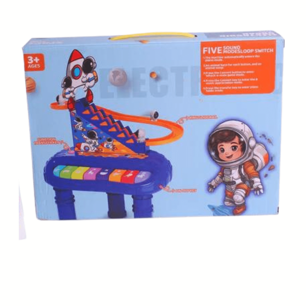 Space World Astronauts Themed Slide and Go Plus Musical Keyboard 3+ - Nesh Kids Store