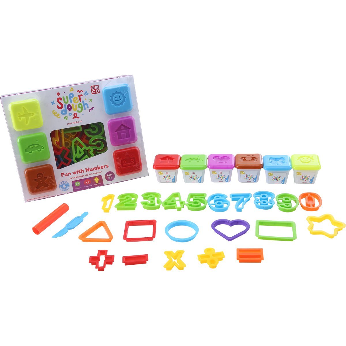 Super Dough Numbers & Letters - Nesh Kids Store