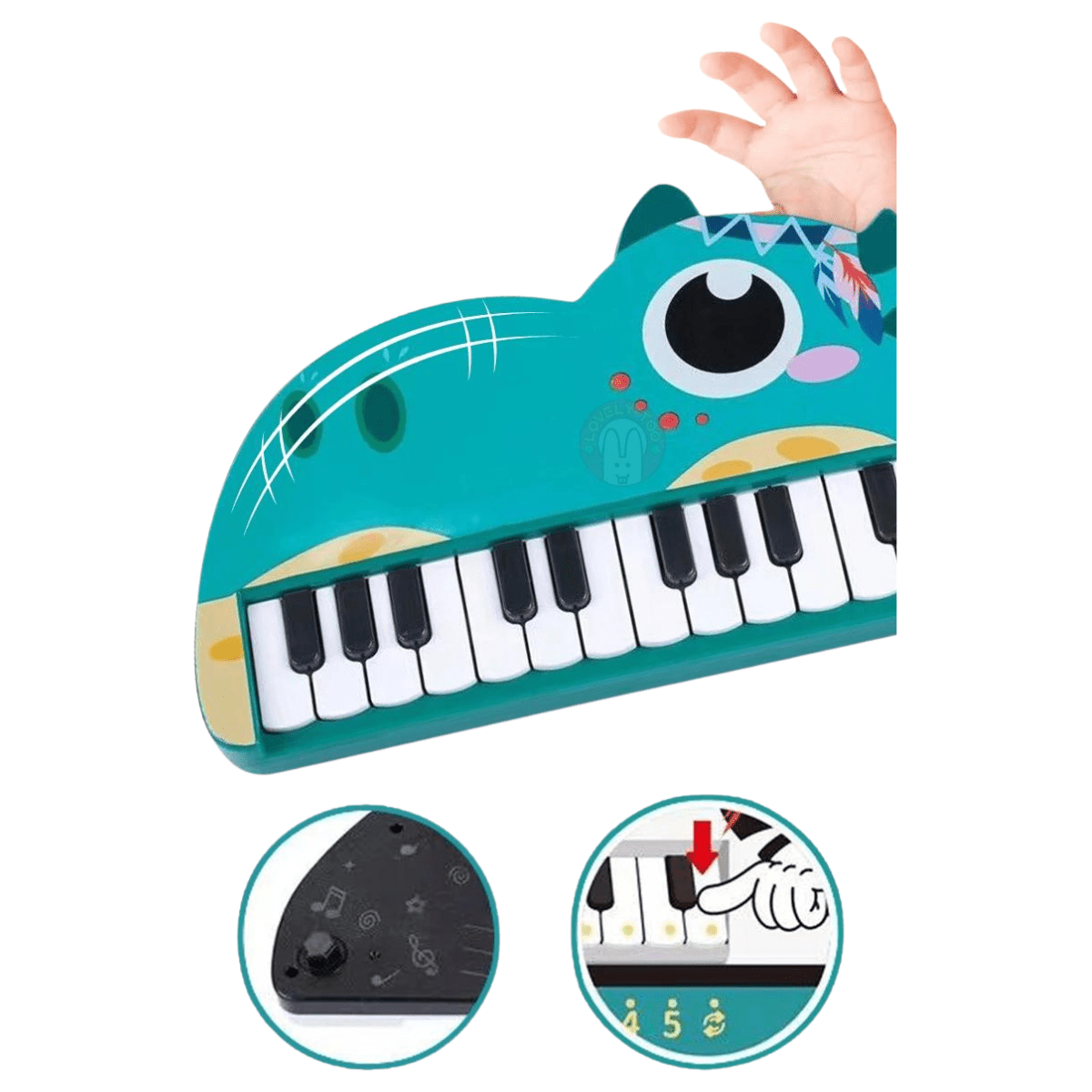 Toy Dinosaur Piano - Nesh Kids Store