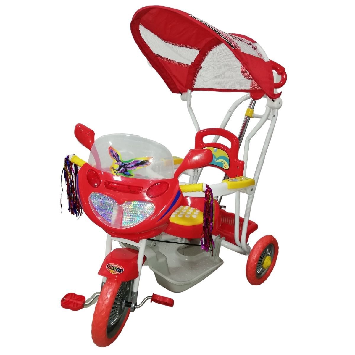 Tricycle (with Rocking Feature & Hood) - 828 - Nesh Kids Store