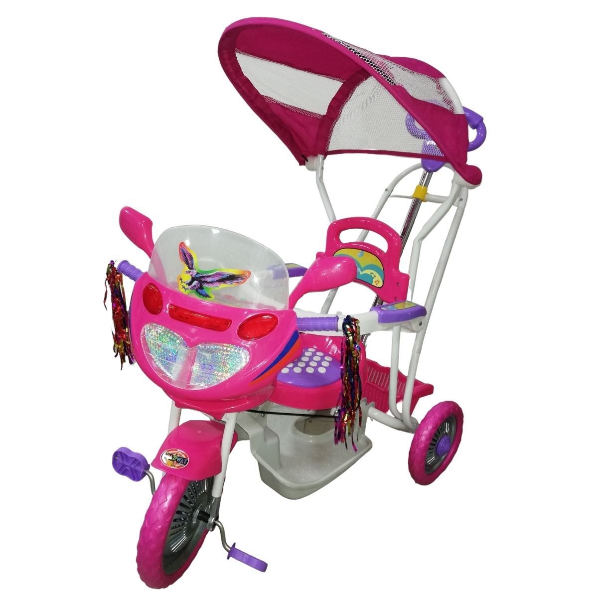 Tricycle (with Rocking Feature & Hood) - 828 - Nesh Kids Store