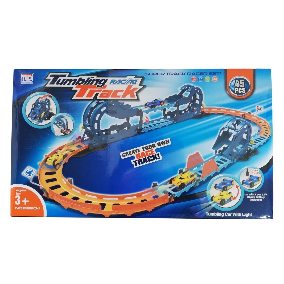 Tumbling Race Track (45 Pcs) - Nesh Kids Store